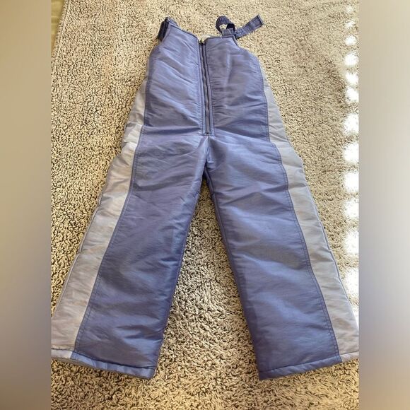 WEATHER TAMER 6X Purple Kids Unisex Snow Ski Bib Jump Suit - Picture 1 of 11